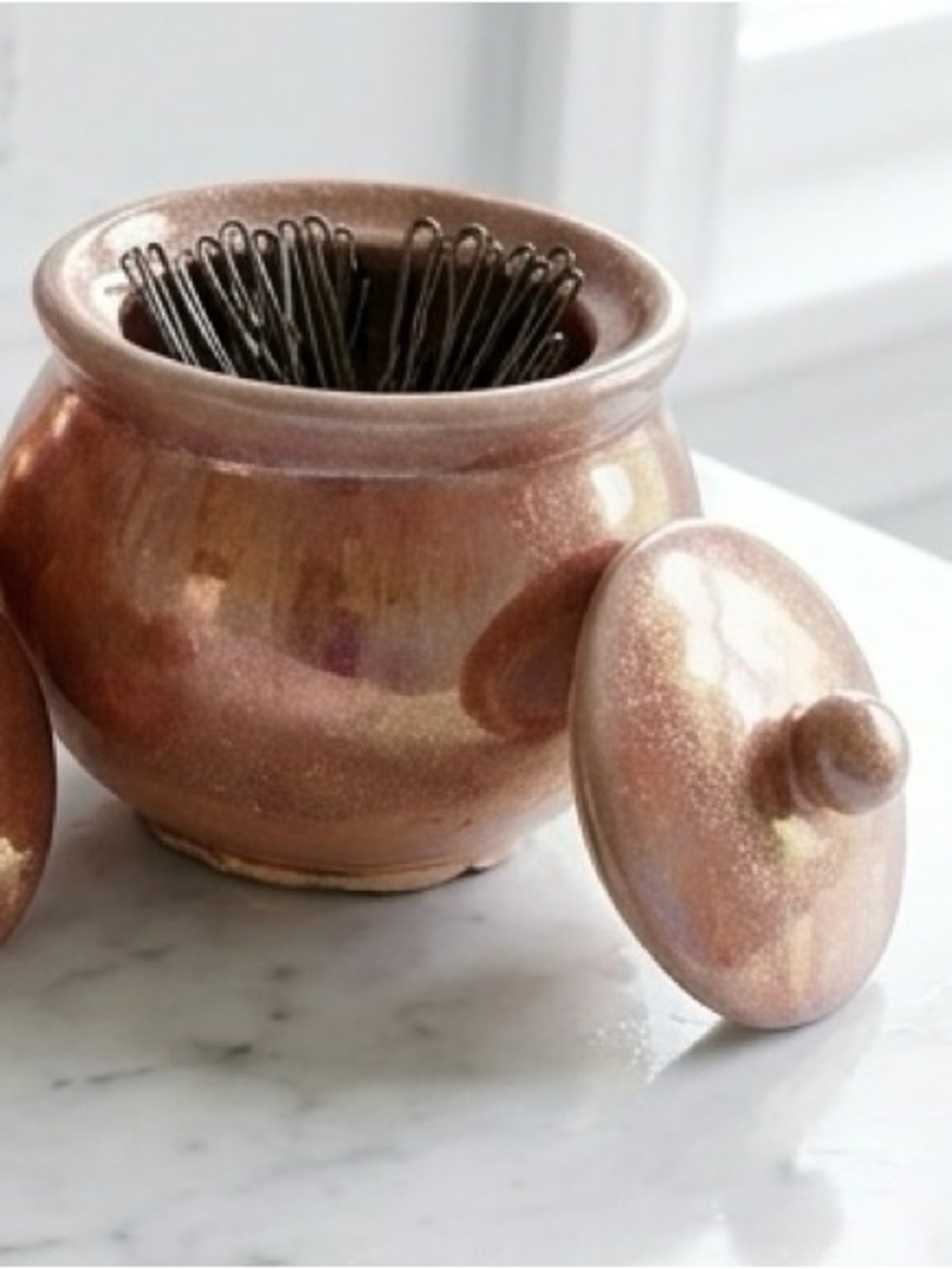 JAI’S DESIGNS Handcrafted Single Doodad Pot with lid - Picture 9 of 10